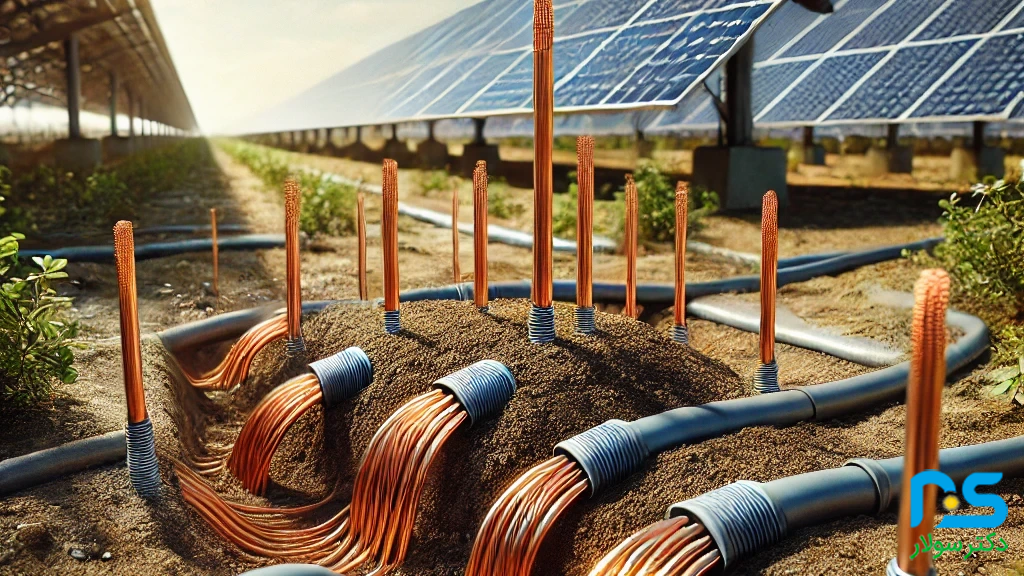 نقش سیستمهای ارت و حفاظت در ایمنی نیروگاه خورشیدی