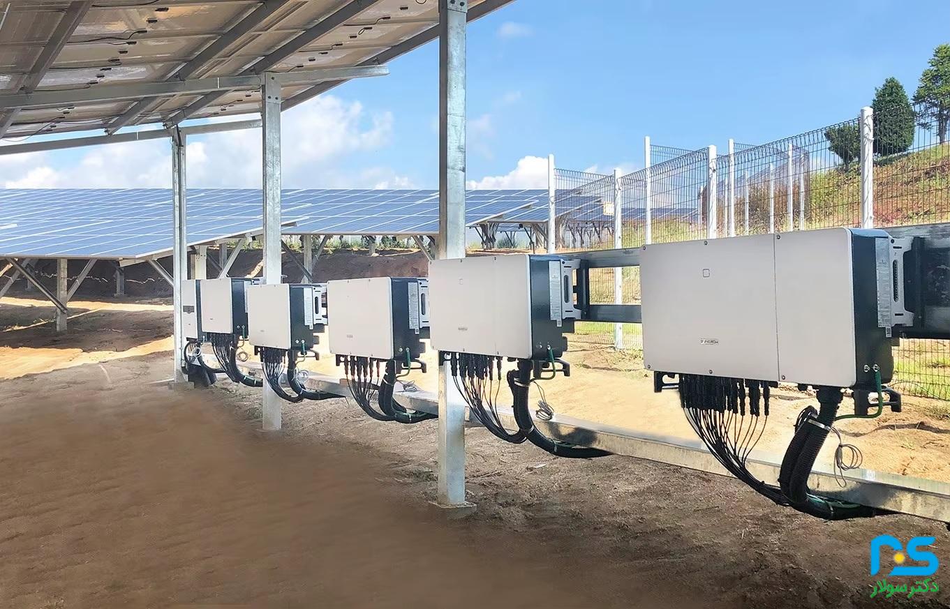 نحوه توزیع بار بین اینورتر‌ها در نیروگاه‌های خورشیدی ۲۰ تا ۵۰ کیلو وات